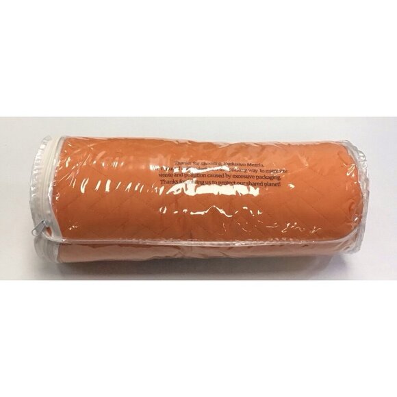 Exclusivo Mezcla Reversible Twin Quilt Bedding Set Soft 68"x88" Burnt Orange 🧡 - Picture 3 of 3